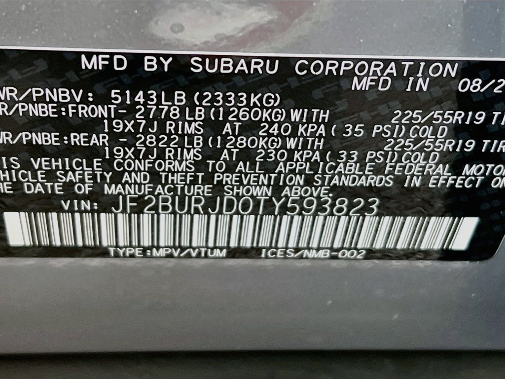 New 2026 Subaru Outback Touring XT AWD/4WD image 23