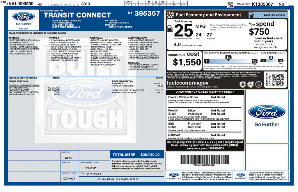 Used 2019 Ford Transit Connect XL FWD image 18