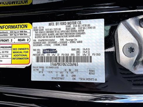 Used 2016 Ford Mustang GT Premium w/ GT Performance Package image 30