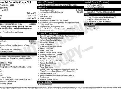 Used 2009 Chevrolet Corvette Coupe w/ Preferred Equipment Group