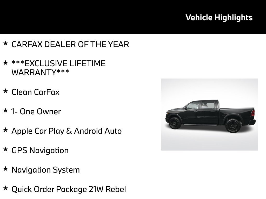 Used 2026 RAM 1500 Rebel w/ Rebel Level 1 Equipment Group AWD/4WD image 5
