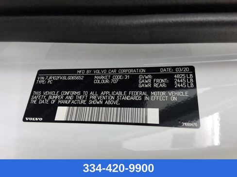 Used 2020 Volvo S60 T5 Momentum image 31