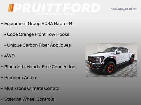 Used 2025 Ford F150 Raptor w/ Equipment Group 803A Raptor R AWD/4WD image 19