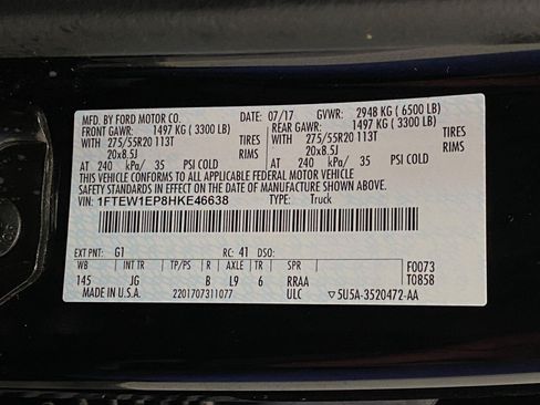 Used 2017 Ford F150 XL w/ Equipment Group 101A Mid AWD/4WD image 30