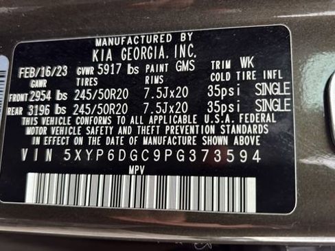 Used 2023 Kia Telluride S w/ S Sunroof Package AWD/4WD image 15