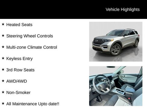 Certified 2023 Ford Explorer XLT w/ Equipment Group 202A AWD/4WD image 22