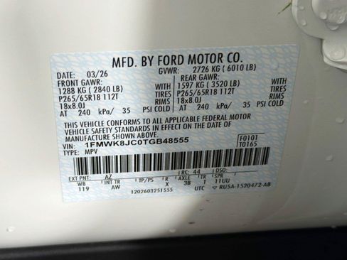 Used 2026 Ford Explorer Tremor w/ Tremor Ultimate Package AWD/4WD image 41