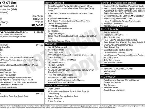 Used 2021 Kia K5 GT-Line w/ GT-Line FWD Premium Package image 6