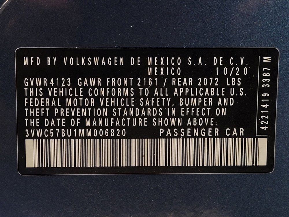 Used 2021 Volkswagen Jetta S FWD image 33