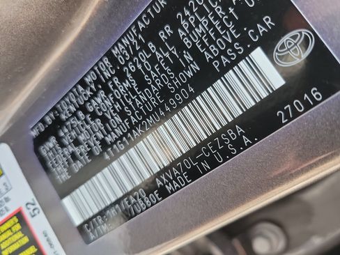 Used 2021 Toyota Camry SE FWD image 35