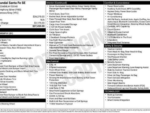 Used 2020 Hyundai Santa Fe SE FWD image 2