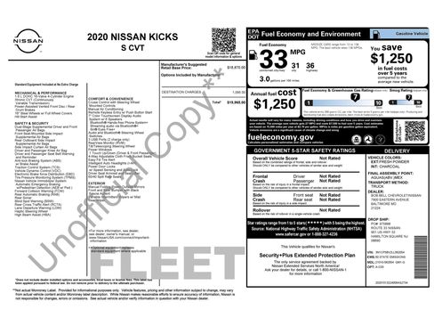 Used 2020 Nissan Kicks S image 3