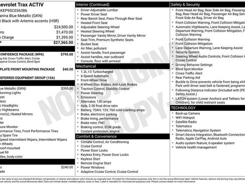 Used 2025 Chevrolet Trax ACTIV w/ Driver Confidence Package FWD image 33