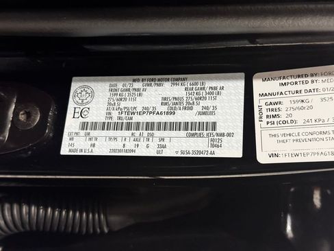 Used 2023 Ford F150 Lariat w/ Equipment Group 502A High AWD/4WD image 39
