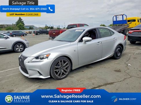 Used 2014 Lexus IS 250 w/ F-Sport Package RWD image 1