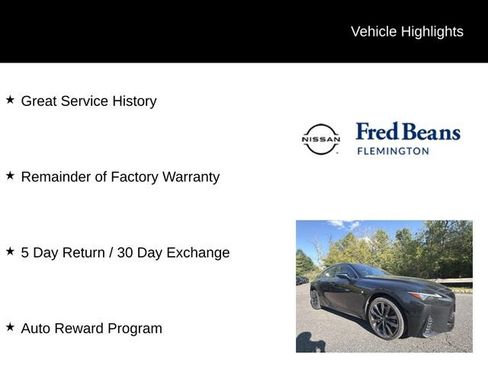 Used 2023 Lexus IS 350 F Sport w/ Memory Package AWD/4WD image 5