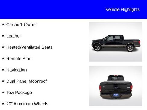 Used 2020 Ford F150 King Ranch w/ Equipment Group 601A Luxury AWD/4WD image 2