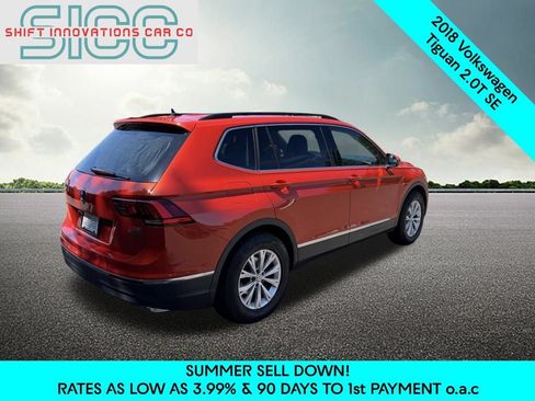 Used 2018 Volkswagen Tiguan SE w/ Panoramic Sunroof Package AWD/4WD image 4