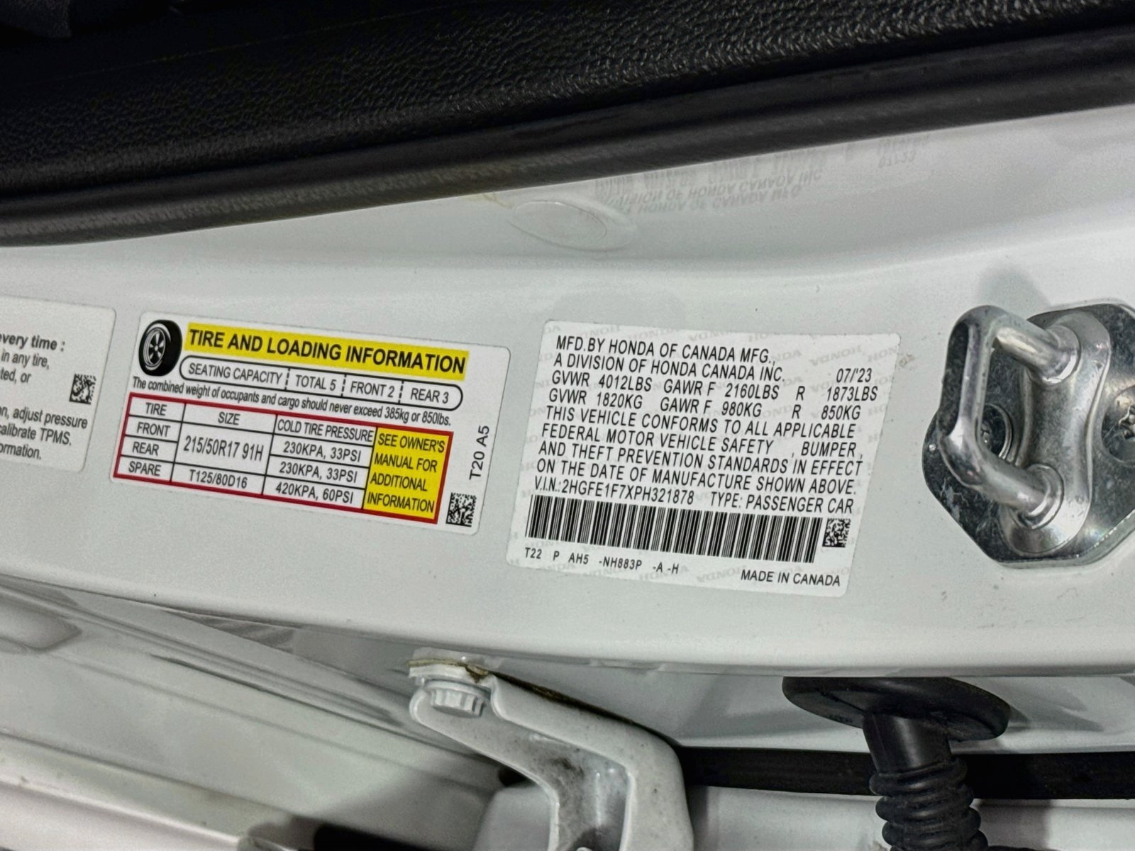 Used 2023 Honda Civic EX image 27