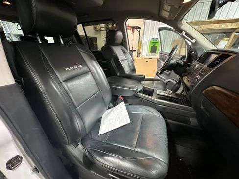 Used 2015 Nissan Armada Platinum w/ 2nd Row Captain Seat Package AWD/4WD image 32