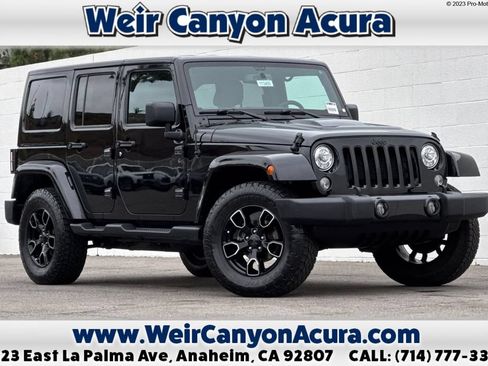 Used 2018 Jeep Wrangler Unlimited Sahara AWD/4WD image 1