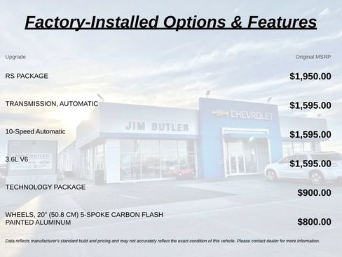 Used 2020 Chevrolet Camaro LT w/ RS Package RWD image 3