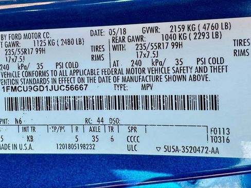 Used 2018 Ford Escape SE w/ SE Sync 3 Package image 30