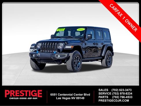 Used 2022 Jeep Wrangler Unlimited Rubicon 4xe w/ Safety Group AWD/4WD image 1
