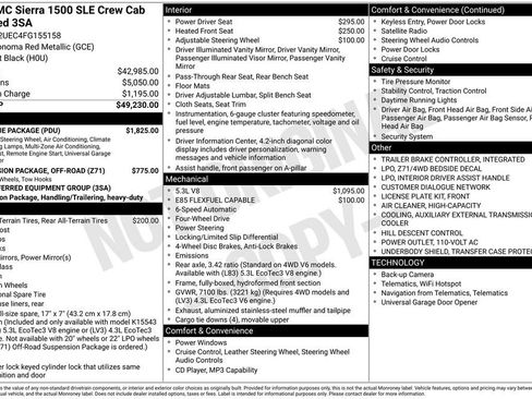Used 2015 GMC Sierra 1500 SLE w/ SLE Value Package AWD/4WD image 5