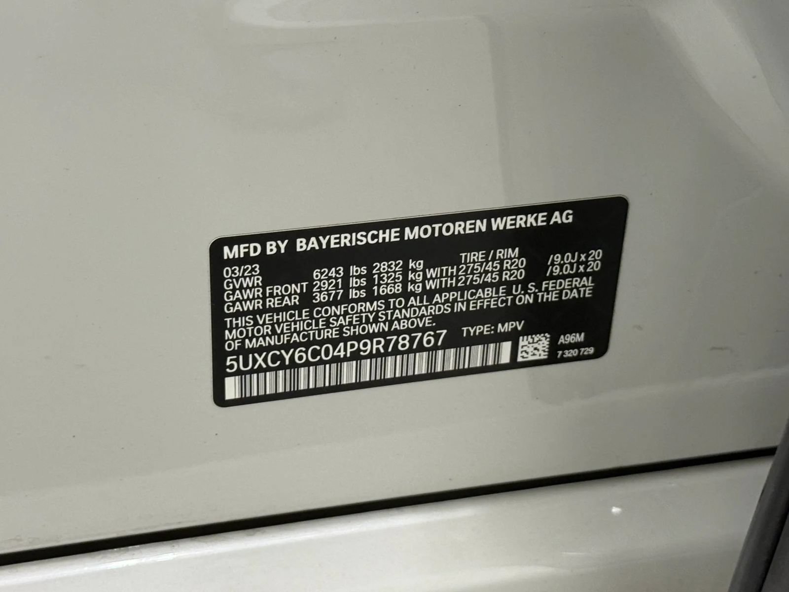Used 2023 BMW X6 xDrive40i w/ M Sport Package AWD/4WD image 57