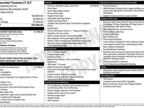 Used 2024 Chevrolet Traverse LT w/ Midnight/Sport Edition AWD/4WD image 5
