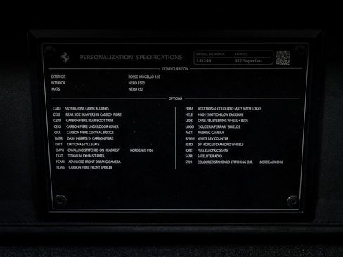 Certified 2020 Ferrari 812 Superfast image 25