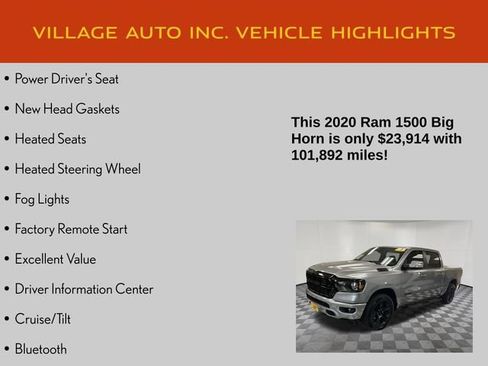 Used 2020 RAM 1500 Big Horn AWD/4WD image 14