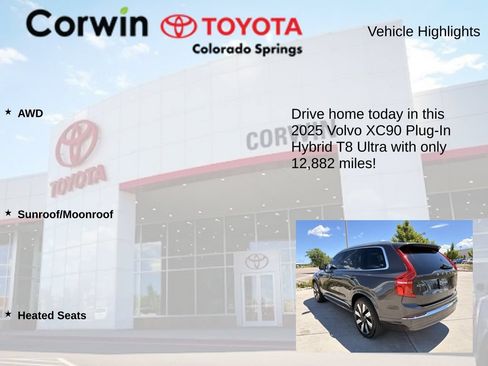 Used 2025 Volvo XC90 T8 Ultra w/ Protection Package AWD/4WD image 7
