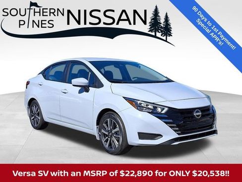 New 2025 Nissan Versa SV w/ Trunk Package image 1