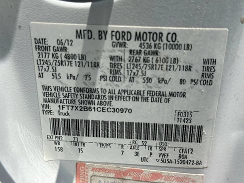 Used 2012 Ford F250 XL w/ PWR Equipment Group AWD/4WD image 14