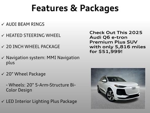 Certified 2025 Audi Q6 e-tron Premium Plus w/ Premium Plus image 16