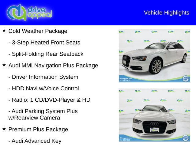 Used 2014 Audi A4 2.0T Premium Plus w/ Premium Plus Package AWD/4WD image 12