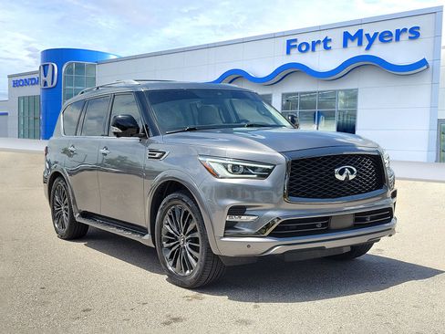 Used 2021 INFINITI QX80 Premium Select w/ Cargo Package RWD image 1