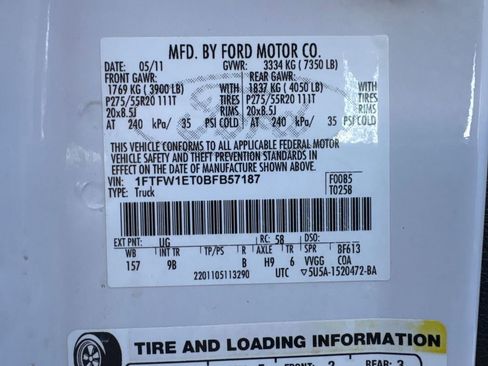 Used 2011 Ford F150 Platinum image 52