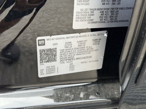 Used 2022 GMC Sierra 1500 AT4 w/ AT4 Preferred Package AWD/4WD image 17