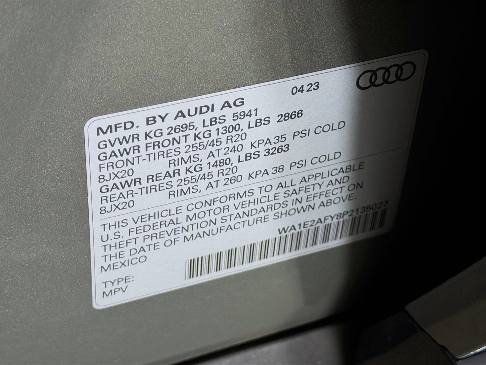 Used 2023 Audi Q5 e Premium Plus w/ Premium Plus Package AWD/4WD image 34