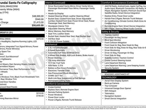 Used 2024 Hyundai Santa Fe Calligraphy image 32