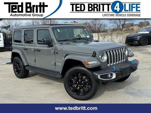 Used 2023 Jeep Wrangler Sahara 4xe w/ Cold Weather Group image 1