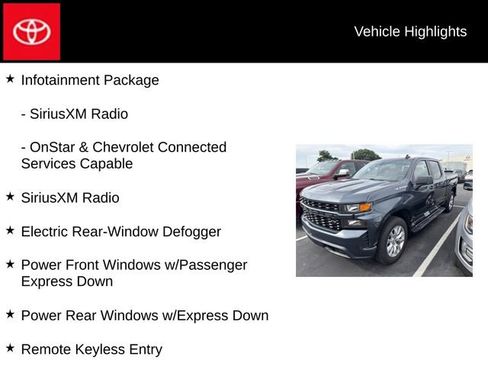 Used 2020 Chevrolet Silverado 1500 Custom w/ Custom Value Package AWD/4WD image 17