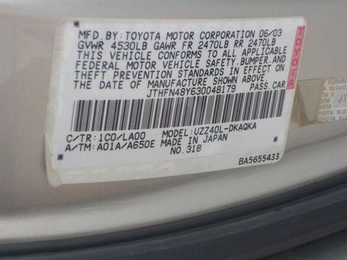 Used 2003 Lexus SC 430 Convertible image 37