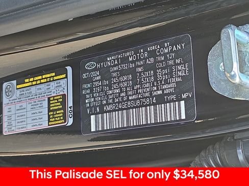 Used 2025 Hyundai Palisade SEL image 43