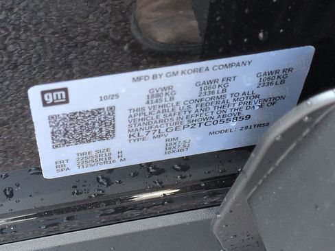 New 2026 Chevrolet Trax RS w/ Sunroof Package image 92