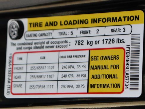 Used 2020 Ford Ranger XLT w/ Equipment Group 301A Mid RWD image 49