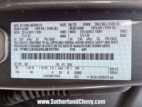 Used 2022 Ford Escape SE w/ Convenience Package AWD/4WD image 44